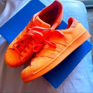 Adidas Superstar Adicolor Glow Shell Toe Sneakers